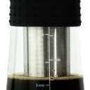 Cafe Crush Club Cold Brew Coffee Maker | Fire Toughened Borosilicate Glass | 304 Stainless Steel Infuser | 1000ml / 34 oz | Cold Brew Iced Coffee Pitcher