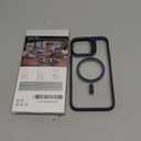 ESR for iPhone 14 Pro Max Case, Compatible with MagSafe, Built-in Camera Ring Stand, Military-Grade Protection, Magnetic Phone Case for iPhone 14 Pro Max, Classic Kickstand Case (HaloLock), Clear Blue