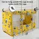 Large Spring Summer Breathable Bird Nest House, Bird Bed for Cage, Parrot Nest Snuggle Shed Hut for Four Seasons, Easy to Install for Quaker Lovebirds (Medium,Green)