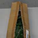 24 Inch Mini Christmas Tree, Table Top Artificial Xmas Pine Trees with 100 5-Pronged PE Branches, DIY Artificial Christmas Tree with 60 LED String Lights, Pine Cones and Red Berries Decoration