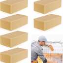 Tessco for you 6 Pcs Reusable Soot Eraser Sponge for Dry Cleaning - Effective Soot Remover for Pet Hair, Dust, and Dirt on Painted Walls, Books, and Car Interiors