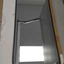 Delma Arched Mirror Full Length,Standing Mirror Full Body,Large Floor with Stand for Wall Entryway Door Bedroom Bathroom Living Room (56"L x 15"W, Black Frame)