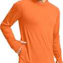 Men’s Sun Protection Shirts UPF 50+ Rash Guard for Men Long Sleeve Lightweight SPF UV Hoodie Swimming Hiking XXL