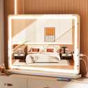 Sweetcrispy 22"x32" LED Vanity Mirror with Lights, Extra-Large