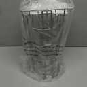 TomCare Toilet Paper Holder Stand with Storage Shelf Tissue Paper Roll Dispenser Free Standing 4 Raised Feet Toilet Paper Storage Metal Bathroom Organizers and Storage (Silver Grey)