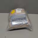 SearchI Stretch Dining Chair Seat Covers Set of 6, Soft Removable Washable Seat Covers for Dining Chairs, Dining Room Seat Cover Protector (Rear-Covered, Check Jacquard Khaki)