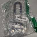 Master Lock 527D Adjustable Shackle Padlock with Key, Black