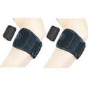 Elbow Pad,Tennis Elbow Braces (1 Pair) for Tendonitis and Tennis Elbow Pad Guard,Golfers Elbow Forearm Brace Straps for Men and Women,Neoprene Wraps Support Band Relief, baseball Lacrosse Arm Pads (One Size, Black)