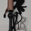 Large Curling Iron 2 Inch, Ceramic Long Barrel Hair Curling Wand, Hair Styling Tool, Dual Voltage, LCD Display, Black