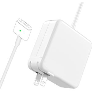 Mac Book Air Charger, 45W Magnetic Mag2 T-Tip Laptop Charger Suitable for Mac Book Air 11 inch and 13 inch After Mid 2012(Applicable to 2012-2017)