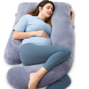 Momcozy Pregnancy Pillow for Sleeping - U Shaped Full Body Maternity Pillow