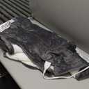 SUNVIVI Heated Throw, Electric Blanket Throw 50" x 60", Double-Layer Flannel with 4 Heating Settings, 4 Hours Auto Off, ETL Certified, Machine Washable, Grey