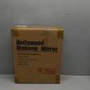 COOLJEEN Vanity Mirror with Lights, 9 Led Bulbs Lighted Makeup Mirror with Detachable 10X Magnification Mirror, Hollywood Mirror 3 Color Lights Tabletop Makeup Mirror, 360Rotation