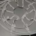 GRACEART Victorian Dress Pannier Hoop Skirt Bustle Cage Skirt (White, S)