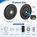 Shower Trim Kit Compatible with Moen T470 Chateau Shower Trim, 1225 Shower Trim Kit Compatible with Moen Single Handle Tub/Shower Standard Valve, Escutcheon, Tubes and Handle (Matte Black)