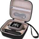 Carrying Case for Garmin Xero C1 Pro Chronograph Ballistic Range Shooting, Custom-Insert Storage Holder with Mesh Pocket for USB Cable, Charging Adapter (Brown)