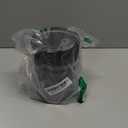 4" OD Straight 6064 Aluminum Alloy Tube Intercooler Pipe Surface Blasting Air Intake Connection Hose W/Double Bead Roll 5.9" Length Black