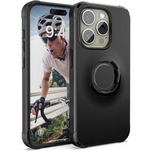 Lock Protective Case for iPhone (iPhone 16 Pro) Black