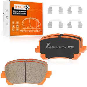 D923 Front Brake Pads – Automotive Replacement Brake Pads Compatible with Toyota Corolla 2003-2008, For Toyota Matrix 2003-2008, Fits for Pontiac Vibe 2003-2008, 4PCS
