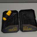 ELEAD 31-Piece Hex Key Set - Allen Wrench Set, SAE and Metric Allen Keys MM(0.7mm-10mm) SAE(0.028"-3/8) Heat-Treated, Torque Handle, High Leverage, Long & Short Keys, Easy Organization