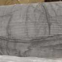 Pipishell Futon Sofa Bed, 66" Corduroy Futon Couch Convertible with Adjustable Backrest and Armrests, Recliner Sleeper Sofa, for Small Spaces Living Room, Apartment, Guest Room or Office, Grey