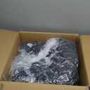 MAXYOYO Folding Sofa Bed, 2 in 1 Convertible Sofa to Lounger Comfy Single Bean Bag Chair for Adults, Floor Sleeper Couch with Handle, Faux Fur Couch Bed for Living Room Bedroom, Black