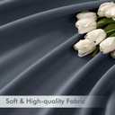 MIULEE Stone Blue Back Tab Blackout Curtains 63 Inch Length 2 Panels Set for Living Room Bedroom Privacy, Rod Pocket/Pinch Pleat Thermal Insulated Room Darkening Pleated Light Blocking Drapes