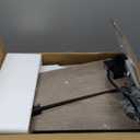 TUTOTAK Small Narrow End Table with Charging Station, Set of 2, Side Table with Outlets, Nightstand with 2 Cloth Drawers, Couch Table, for Living Room, Bedroom, Bedside, Greige TB01BG055