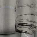 Natural Pinch Pleated Curtains 105 Inches Long Set of 2, Linen Drapes Back Tab with Hooks,Light Filtering Window Curtain Panels for Living Room 70 Width 105 Length