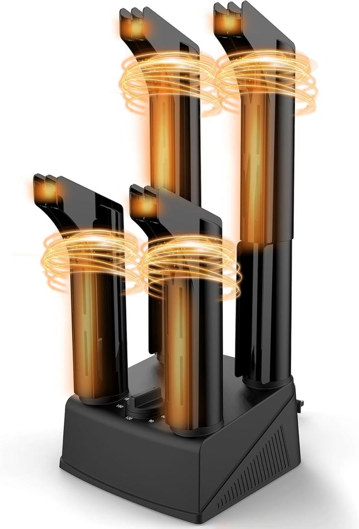 NESOVI Boot Dryers Shoe Dryer: Boot Warmer and Deodorizer with Fan, Boot Dryer for Work Boots with Timer, Shoe Dryers for Sneakers (Black)