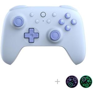 8Bitdo Ultimate 2C Hall Effect Joysticks Bluetooth Controller with Remappable L4/R4 Bumpers, 6-axis Motion Control, Rumble Vibration and Turbo Function for Switch/Switch 2 (Blue)