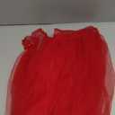 Women's Sexy Batwing Long Sleeves Sheer Shirt See Through Mock Neck Irregular Tops Front Back Split Shawl (Red)