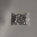 40PCS Flange Hex Head Bolts M6 x 12mm 304 Stainless Steel Hex Head Flange Bolts A2-70 Full Threaded Type