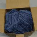 UGASA 14x24 Inch Pillow Cover Pack of 1 Soft Boho Stripe Corduroy Long Rectangular Lumbar Cushion Cover Farmhouse Decorative Throw Pillowcase for Bed, Couch, Sofa, Bedroom, Living Room, Dusty Blue