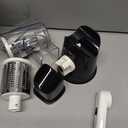 Ourokhome Rotary Cheese Grater Hand Crank, Kitchen Shredder Speed Mandolin Slicer Nuts Grinder with Handle and Drum Blades for Cheese, Vegetable, Walnut, Chocolate, Potato, Carrot, 3 Blades, Black