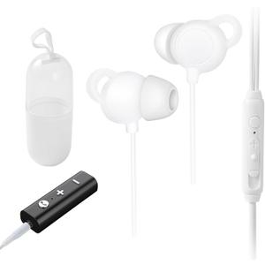CKG Sleep Earbuds for Side Sleepers, All Silicone Made with Soft and Zero-Pressure Comfortable Earbuds for Sleeping on Side,12 Hours Playtime, Bluetooth Multipoint for Personalized Sleep Aid Music