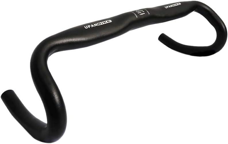 UPANBIKE Bike Drop Handlebar Aluminum Alloy Bent Handlebar Φ31.8mm 420mm For Fixed Gear Bike Road Bicycle BMX Bicycle
