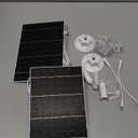 7W Solar Panel Compatible with Eufycam, USB-C Solar Charger for 5V Battery Cameras, IP66 Waterproof, 360 Adjustable Mount, 9.8ft Charging Cable, 2 Pack