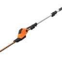 WORX WG252.9 20V 20" Cordless Hedge Trimmer, Reach Up to 12 Inch, Extended Pole, 180 Rotation Head, PowerShare  Tool Only