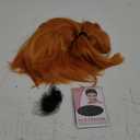 Linfairy Short Orange Wig Halloween Cosplay Costume Wig For Women Party Hair