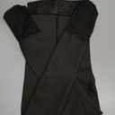 CHRLEISURE Women's Fleece Lined Tights - Fake Sheer Warm Pantyhose Thick Winter Leggings(TR Black, M/L)