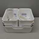 COOSEYA 2 Step Stools for Kids,Toddler Step Stool for Bathroom Sink,No-Slip Double up Stepping for Toddlers Bathroom, Multifunctional Toilet Potty Stool for Kids,Toilet Potty Training(2 Packs)Blue