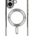 ZIYE Magnetic Case Made for iPhone 17 6.3 Inch [Compatible with MagSafe] Soft TPU Slim Phone Cover Anti-Scratch Drop Protection Clear Phone Case for Women Men, Silver