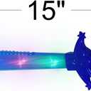 ArtCreativity Light Up Shark Swords for Kids, Halloween Costume Accessories, Halloween Light Up Toys, Set of 3, 15 Inch Toy Sword with Flashing LED Lights, Great Toy Sword for Kids