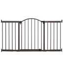 Ingenuity Decorative Extra Wide Baby Gate & Dog Gate, 44"-72" Wide, 36" Tall, Hardware Mounted, Install in Hallways, Bottom of Stairs, or Large Openings - Bronze