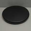 Padded 35 cm   Round Bar Stool Seat Cover Cushion, Foam Padded Floor Seating Pads with Zipper Waterproof for Kitchen Dining Room Patio Garden(Black