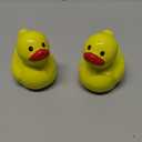 Wonderjune 2 Pack Toilet Bolt Caps Decorative Toilet Bolt Screw Covers Ceramic Cute Bathroom Decor Fun Themed Gadgets Bathroom Replacement Parts (Yellow)