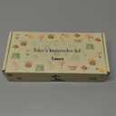 Original Tobios Mini Wooden Watercolor Paint Set  Compact Travel Art Kit with 12 Colors, Refillable Brush & Sketchbook  Unique Creative Gift for Birthdays, Holidays & Art Lovers