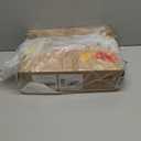 Hosfais Bookcase 4 Tier Bookshelf, Vintage Small Bookshelf for Spaces, Wooden Book Shelf for Living Room Bedroom White