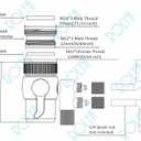 2 Way Kitchen Counter Top Water Filter Faucet Diverter Valve Aerator Splitter with Female M22 Thread and 1/4'' OD RO Tubing outlet Oil Rubbed Bronze